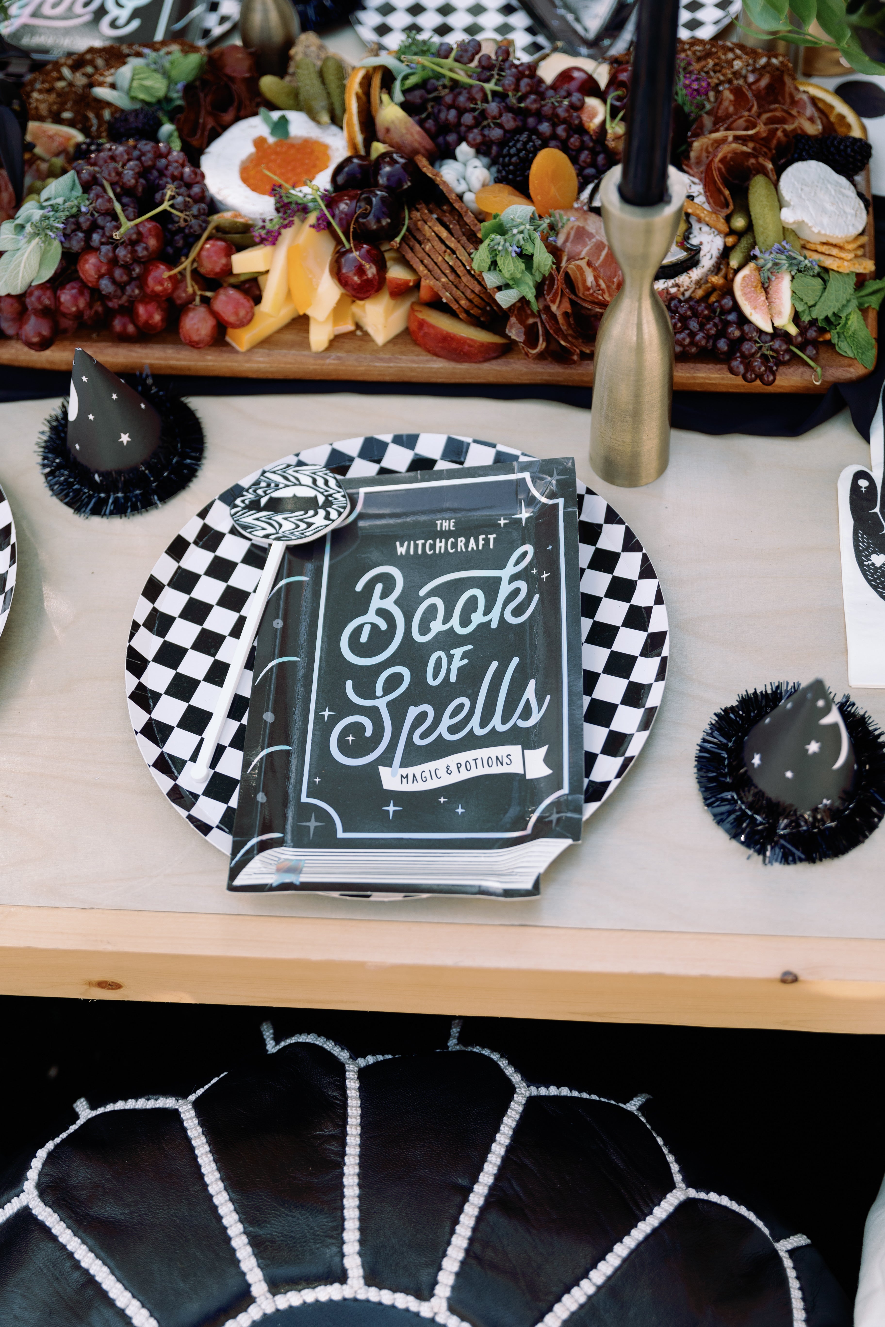 Witching Hour Book of Spells Shaped Plate