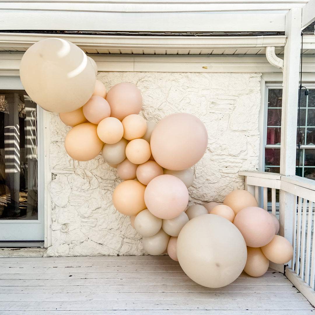 True Nude Inflated Balloon Garland