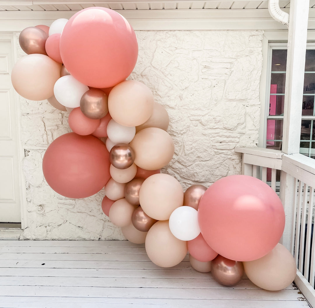 Insta-worthy Fringe Backdrop Party Decoration with 10ft Balloon Garland &  Custom Banner