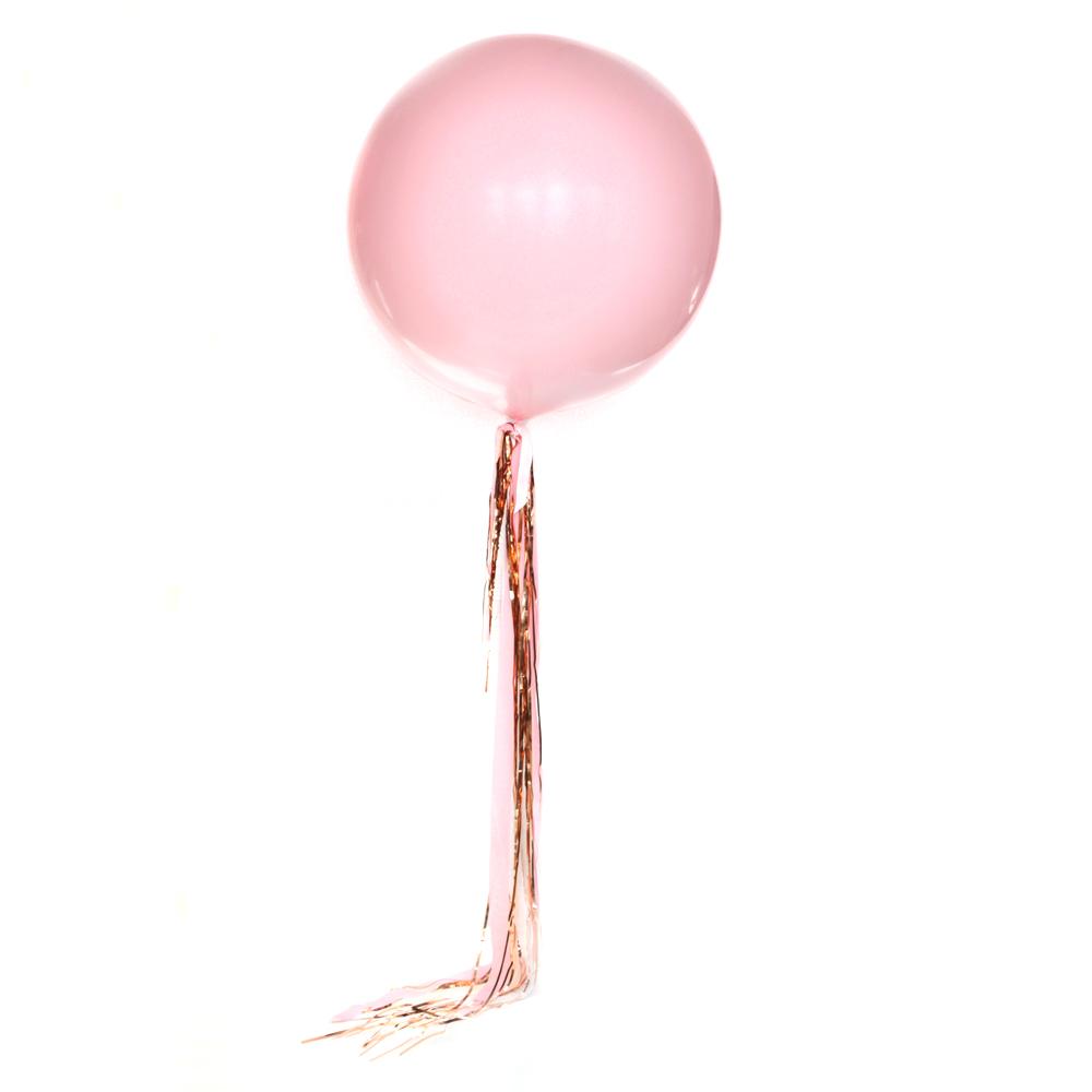 7.5′ Gold & Silver – Balloon Tassels – Balloon Tails – Balloon