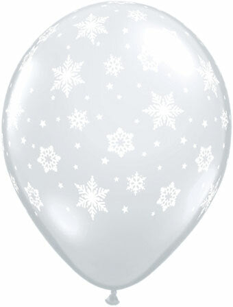 Snowflakes- Specialty Color - Quantity: 10 included in Balloon Garland Kit