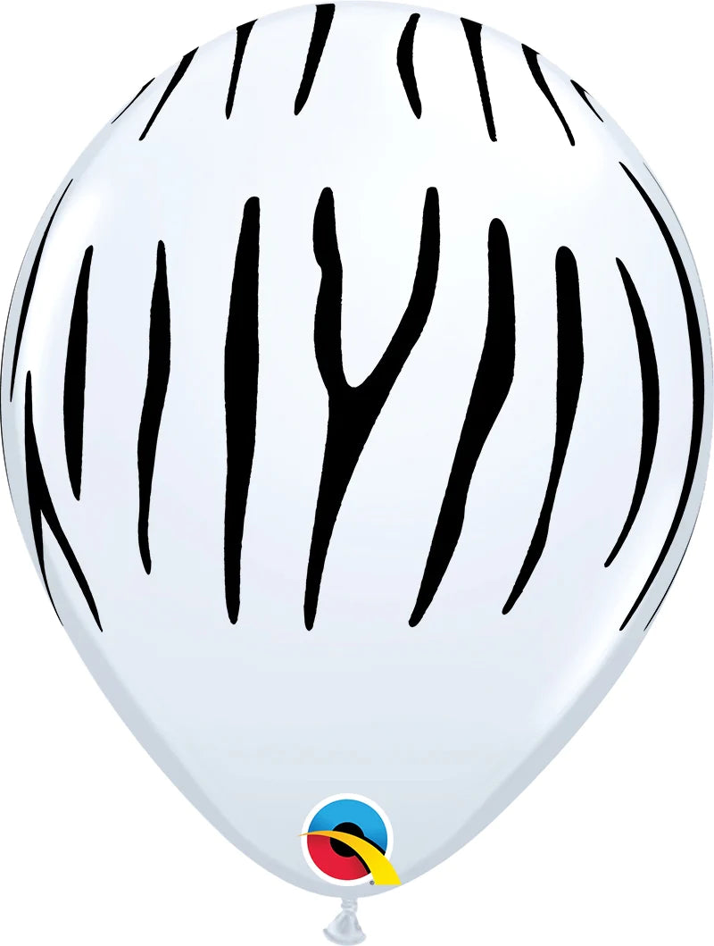 Zebra- Specialty Color - Quantity: 10 included in Balloon Garland Kit